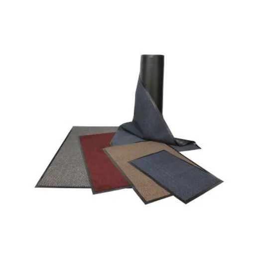 Coba Europe Vyna-Plush, Entrance Mat, Cutpile, Indoor Use, Black/Steel, 0.9m 1.2m 7mm - VP010604 product image