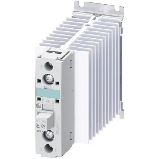 Siemens 3RF2 Series Solid State Relay, 30 A Load, DIN Rail Mount, 460 V Load, 24 V dc Control - 3RF2330-1AA04 product image