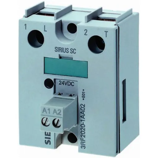 Siemens 3RF2 Series Solid State Relay, 20 A Load, Panel Mount, 230 V Load, 24 V dc Control - 3RF2020-1AA02 product image