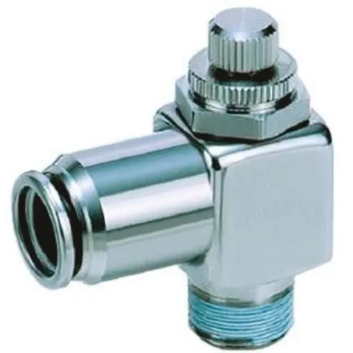 SMC ASG Series Tube Flow Regulator, 6mm Tube Inlet Port x R 1/8 Male Outlet Port - ASG320F-01-06S product image