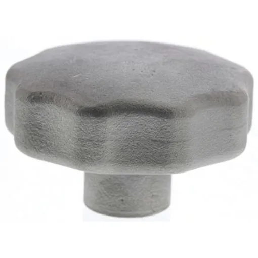 RS PRO Silver Multiple Lobes Clamping Knob, M8, Threaded Hole - 478999 product image