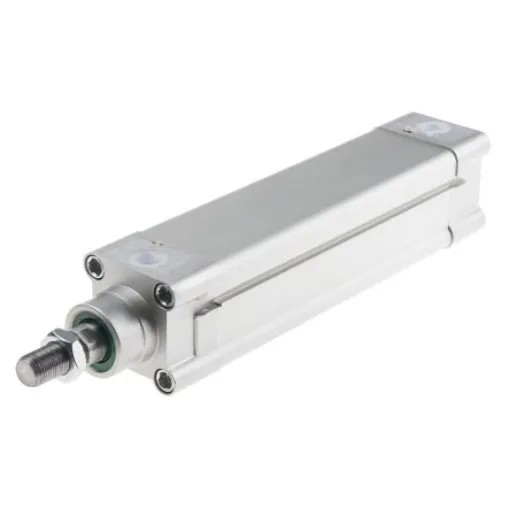 RS PRO Pneumatic Piston Rod Cylinder - 50mm Bore, 160mm Stroke, CDEM Series, Double Acting - 4802282 product image