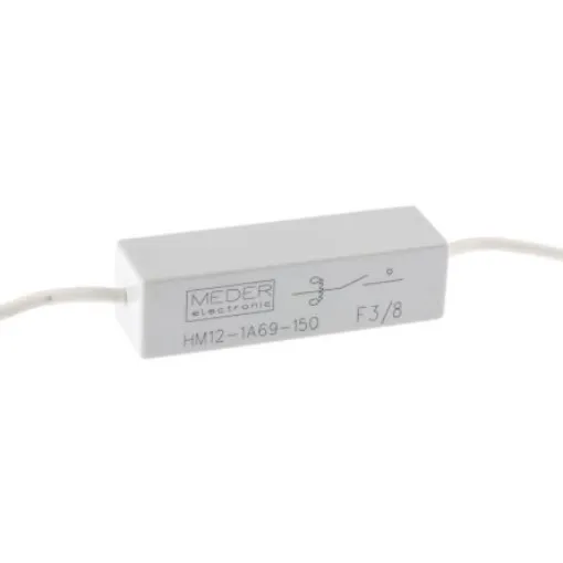 Meder PCB Mount Reed Relay, 12V dc Coil, SPST, 10000V dc Max, 3 A Max, 150O - HM12-1A69-150 product image