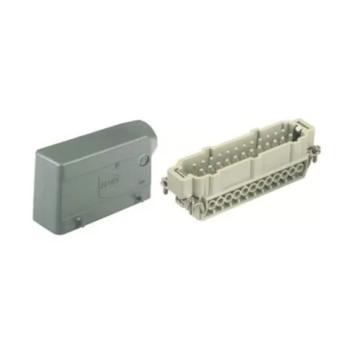 HARTING Han E Heavy Duty Power Connector Hood, 24 Contacts, M25 Thread - 09330242601+19300241521 product image