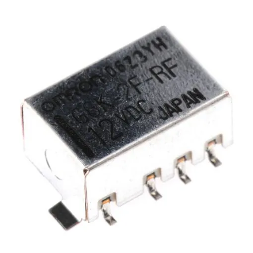 Omron PCB Mount High Frequency Relay, 12V dc Coil, 50O Impedance, 1GHz Max. Coil Freq., DPDT - G6K-2F-RF DC12 product image