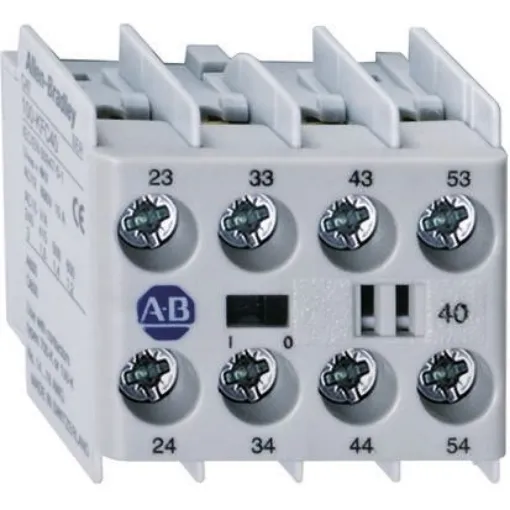 Allen Bradley Auxiliary Contact Block, 4 Contact, 1NC + 3NO, Snap-On 100K - 100-KFA31Z product image