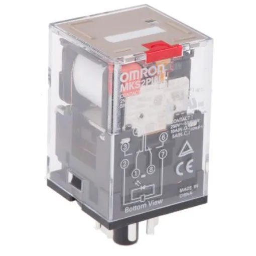 Omron Plug In Power Relay, 230V ac Coil, 10A Switching Current, DPDT - MKS2PIN AC230 product image