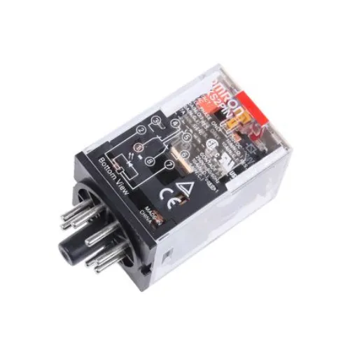 Omron Plug In Latching Power Relay, 24V ac Coil, 10A Switching Current, DPDT - MKS2PIN AC24 product image