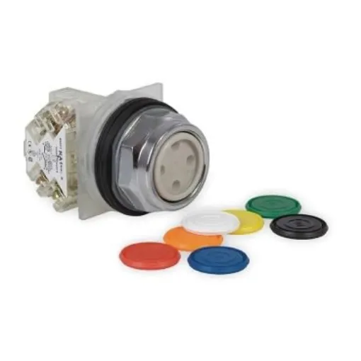 Schneider Electric Harmony 9001K Series Push Button, Panel Mount, 30mm Cutout, SPST, IP66 - 9001KR1UH5 product image