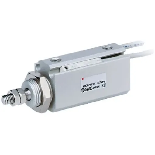 SMC Pneumatic Piston Rod Cylinder - 16mm Bore, 5mm Stroke, CJP2 Series, Double Acting - CDJP2B16-5D product image