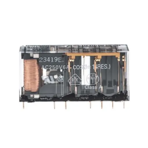 Omron PCB Mount Force Guided Relay, 24V dc Coil Voltage, 6 Pole, 3PDT - G7SA-3A3B DC24 product image