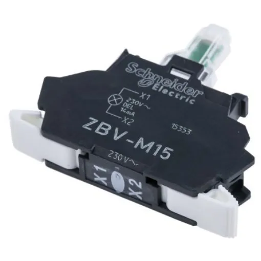 Schneider Electric Harmony XB Series Light Block, 230V, White Light - ZBVM15 product image