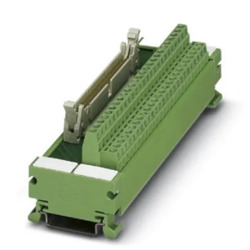 Phoenix Contact 50-Contact Male Interface Module, Flat Ribbon Cable Connector, DIN Rail Mount, 1A - 2962612 product image