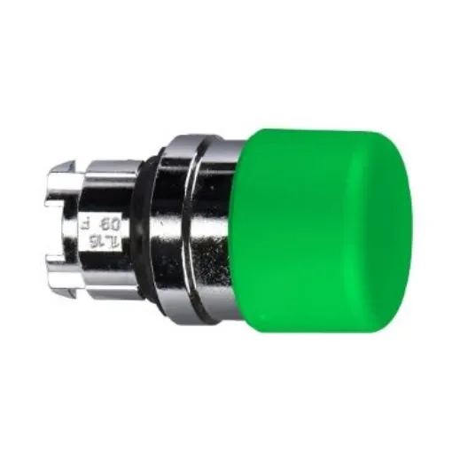 Schneider Electric Harmony XB4 Series Green Momentary Push Button Head, 22mm Cutout, IP66, IP69K - ZB4BC34 product image