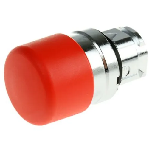 Schneider Electric Harmony XB4 Series Red Momentary Push Button Head, 22mm Cutout, IP66, IP69K - ZB4BC44 product image