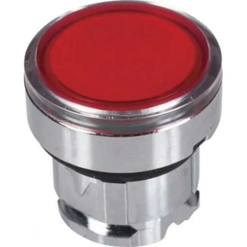 Schneider Electric Harmony XB4 Series Red Illuminated Maintained Push Button Head, 22mm Cutout, IP66, IP67, IP69K - ZB4BH043 product image