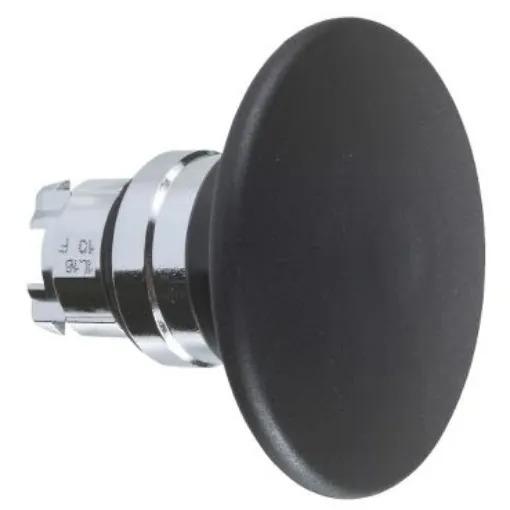 Schneider Electric Harmony XB4 Series Black Spring Return Push Button Head, 22mm Cutout, IP66, IP67, IP69K - ZB4BR2 product image