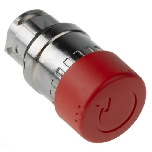 Schneider Electric Harmony XB4 Series, Twist Release, Emergency Stop Push Button Head - ZB4BS834 product image
