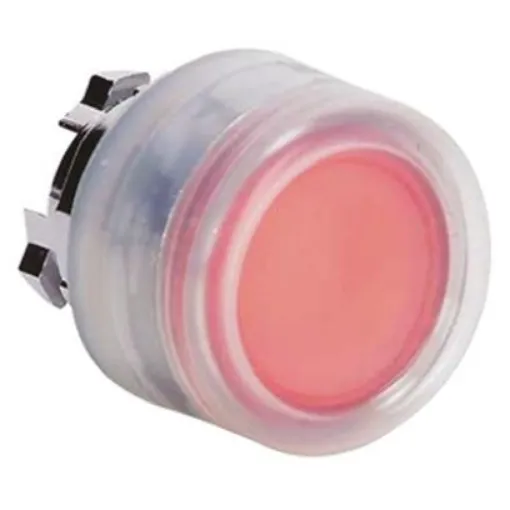 Schneider Electric Harmony XB4 Series Red Illuminated Spring Return Push Button Head, 22mm Cutout, IP66, IP67 - ZB4BW543 product image