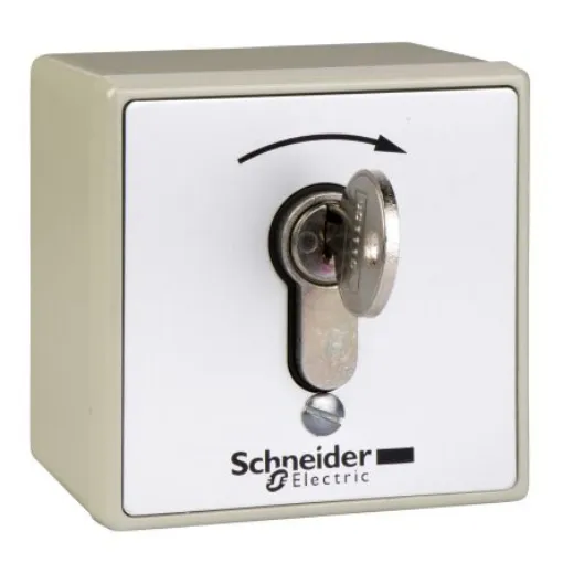 Schneider Electric Spring Return Control Station Switch - SPST, Zinc Alloy, IP54 - XAPS11221N product image