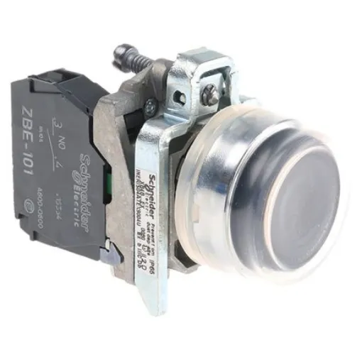 Schneider Electric Harmony XB4 Series Push Button, Panel Mount, 22mm Cutout, SPST, IP66, IP67 - XB4BP21EX product image