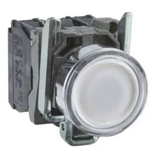 Schneider Electric Harmony XB4 Series Illuminated Push Button, Panel Mount, 22mm Cutout, SPDT - XB4BW31G5 product image