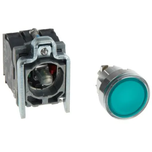 Schneider Electric Harmony XB4 Series Illuminated Push Button, Panel Mount, 22mm Cutout, SPDT, IP66, IP67, IP69(IP69K) - XB4BW33M5 product image