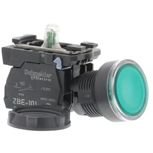 Schneider Electric Harmony XB5 Series Illuminated Push Button, Panel Mount, 22mm Cutout, SPDT - XB5AW33M5 product image