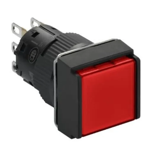 Schneider Electric Harmony XB6 Series Illuminated Push Button, Panel Mount, 16mm Cutout, SPDT, 24V dc, IP65 - XB6ECW4B1P product image