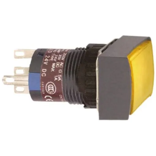 Schneider Electric Harmony XB6E Series Illuminated Push Button, Panel Mount, 16mm Cutout, SPDT, IP65 - XB6EDW5B1P product image