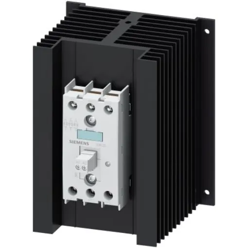 Siemens 3RF2 Series Solid State Relay, 50 A Load, DIN Rail Mount, 600 V Load, 30 V dc Control - 3RF2450-1AC45 product image
