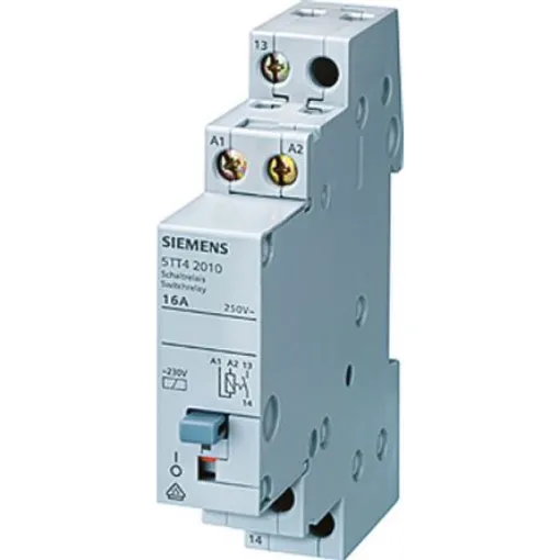 Siemens DIN Rail Power Relay, 230V ac Coil, 16A Switching Current, SPST - 5TT4201-0 product image