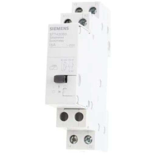 Siemens DIN Rail Power Relay, 230V ac Coil, 16A Switching Current, SPDT - 5TT4205-0 product image