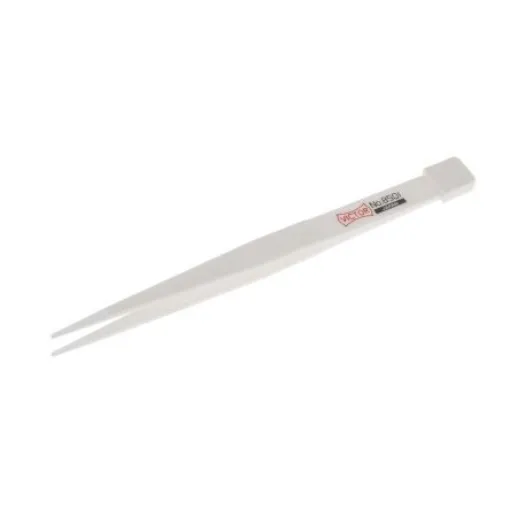 RS PRO 124 mm, Zirconia Ceramic, Serrated, Tweezers - 663803 product image