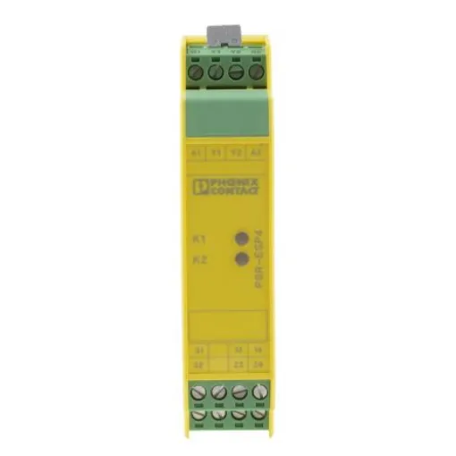 Phoenix Contact PSRclassic PSR-SCP Emergency Stop Safety Relay, 24V dc, Single Channel, 3 Safety Contacts - 2981020 product image