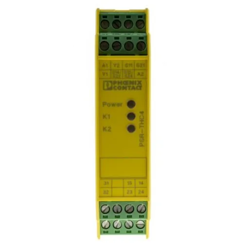 Phoenix Contact PSRclassic PSR-SCP- 24UC/THC4/2X1/1X2 Two Hand Control Safety Relay, 24V ac/dc, Dual-Channel, 2 Safety - 2963721 product image