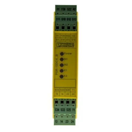 Phoenix Contact PSRclassic PSR-SPP- 24UC/SDC4/2X1/B Emergency Stop Safety Relay, 24V dc, Dual-Channel, 2 Safety Contacts - 2981499 product image