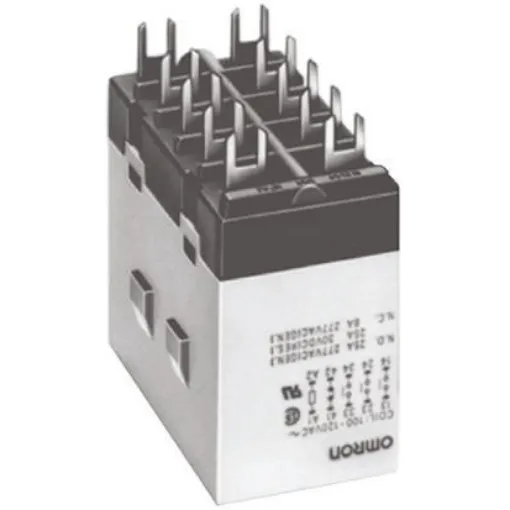 Omron PCB Mount Power Relay, 120V ac Coil, 25A Switching Current, DPDT - G7J-2A2B-P AC100/120 product image