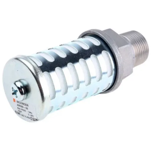SMC AN PE 1MPa Pneumatic Silencer, Threaded, R 3/4 Male - AN500-06 product image