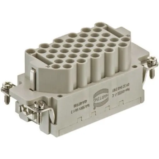 HARTING Heavy Duty Power Connector Insert, 16A, Female, Han EEE Series, 41 Contacts - 09320403101 product image