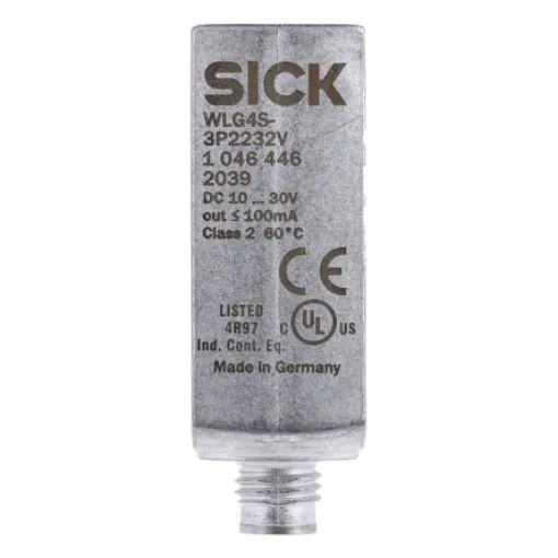 SICK Retroreflective Photoelectric Sensor, Block Sensor, 5 m Detection Range - WLG4S-3P2232V product image