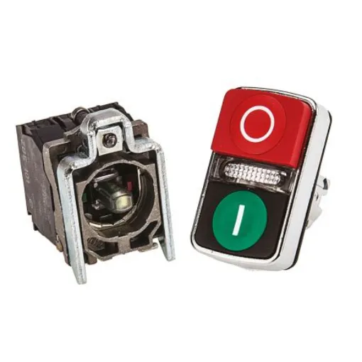 Schneider Electric Harmony XB4 Series Illuminated Push Button, Panel Mount, 22mm Cutout, SPDT, IP66, IP69K - XB4BW73731B5 product image