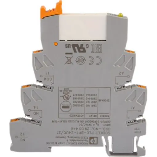 Phoenix Contact PLC-RPT- 24UC/21 Series Interface Relay, DIN Rail Mount, 24V ac/dc Coil, SPDT, 1-Pole - 2900300 product image