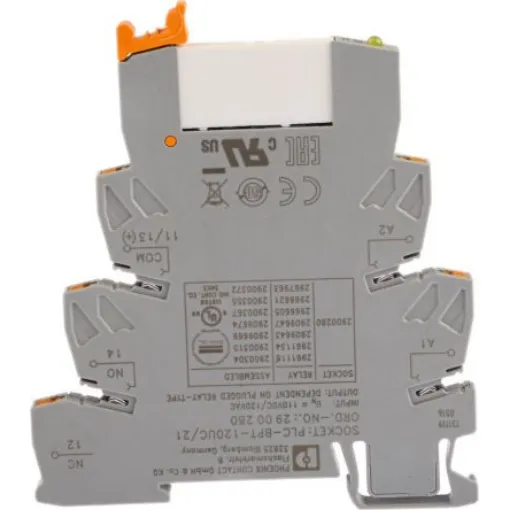 Phoenix Contact PLC-RPT-120UC/21 Series Interface Relay, DIN Rail Mount, 110V ac/dc Coil, SPDT, 1-Pole - 2900304 product image