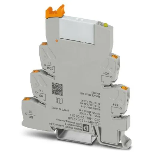 Phoenix Contact PLC-RPT- 12DC/21AU Series Relay Module, DIN Rail Mount, 12V dc Coil, SPDT, 1-Pole - 2900317 product image