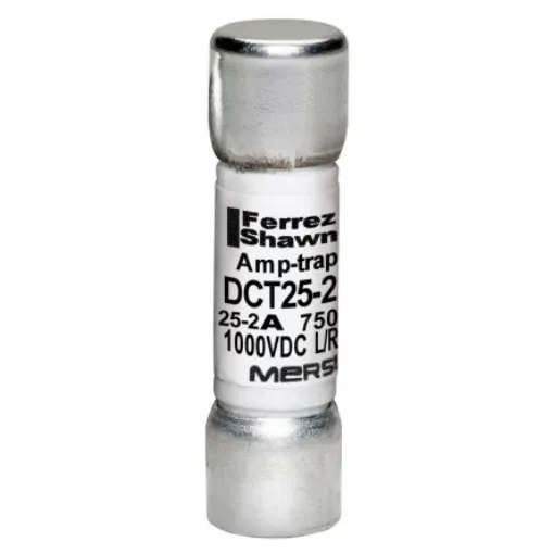 Mersen 25A Melamine Cartridge Fuse, 10 x 38mm - DCT25-2 product image
