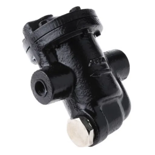 RS PRO 12 bar Iron Inverted Bucket Steam Trap, 1/2 in BSP Female - 7209254 product image