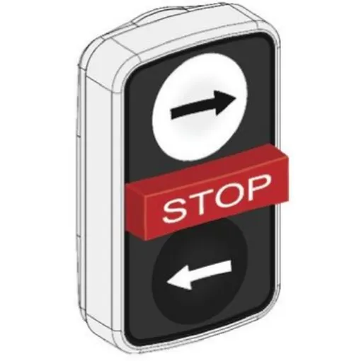 Schneider Electric Harmony XB4 Series Push Button, Panel Mount, 22mm Cutout, 2 NO + 1NC - XB4BA711237 product image