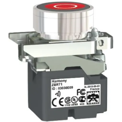 Schneider Electric Harmony XB4 Series Push Button, Panel Mount, 22mm Cutout - ZB4RTA4 product image