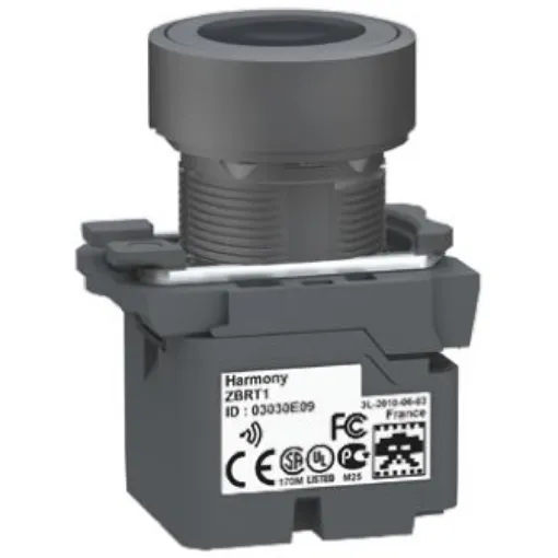 Schneider Electric Harmony XB5 Series Illuminated Radio Control Switch, 22mm Cutout, IP66, IP67, IP69(IP69K) - ZB5RTA2 product image